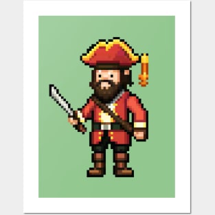 Pixel Pirate Posters and Art